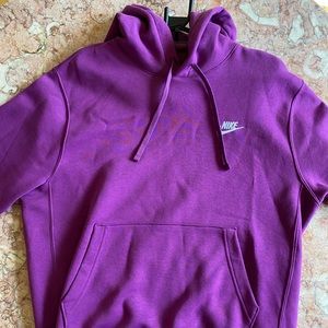 nike club pullover hoodie size medium